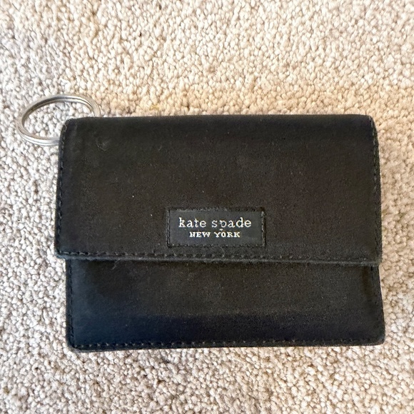 Black Kate Spade messenger bag and matching wallet - Picture 6 of 8